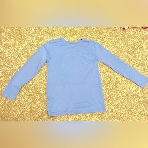 J Crew crew cuts long sleeve T. SZ 6-7. Dusty blue. Unisex great condition